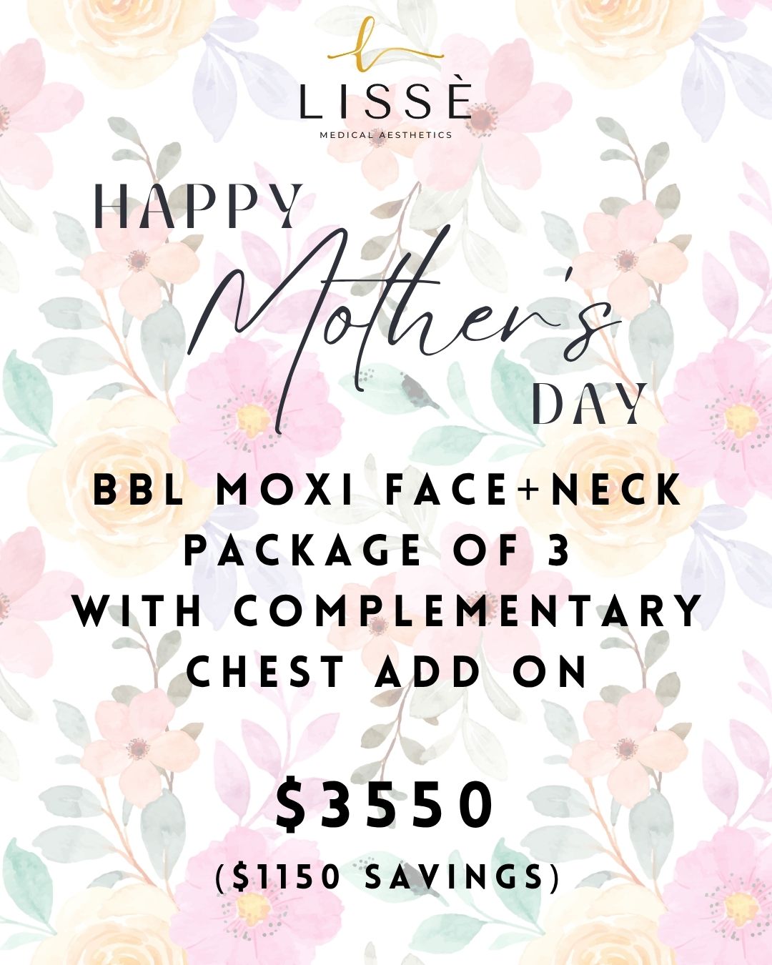 BBL + Moxi Face, Neck, and Chest Series of 3
