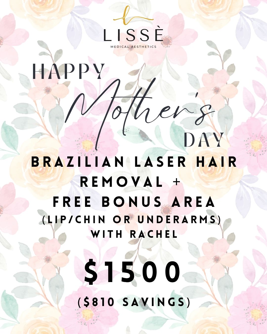 Brazilian Laser + Bonus Area