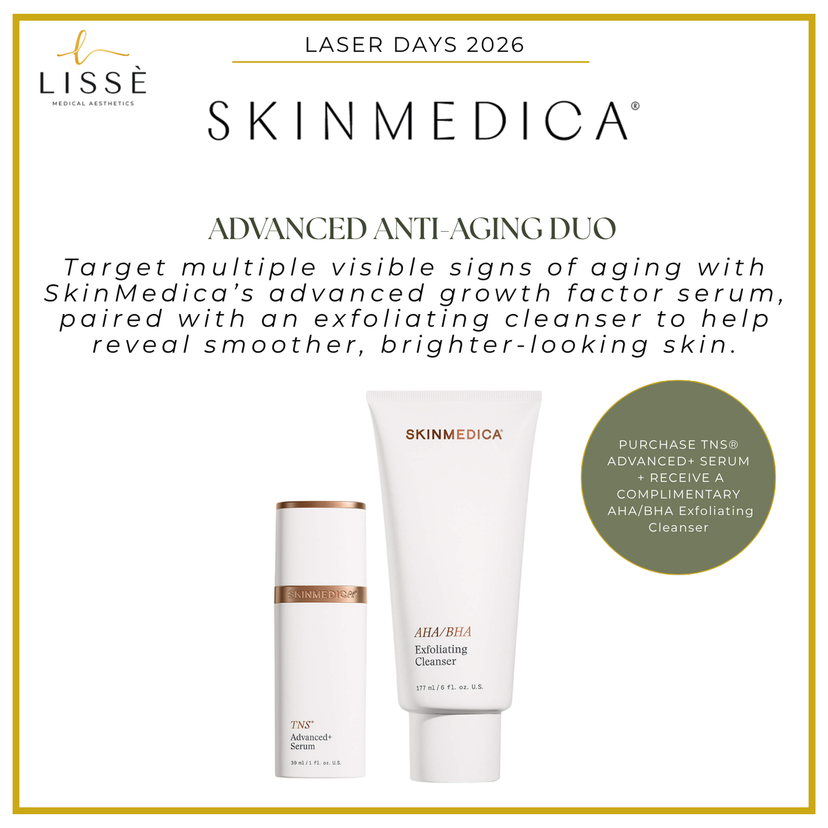 SkinMedica® — TNS® Advanced+ Duo