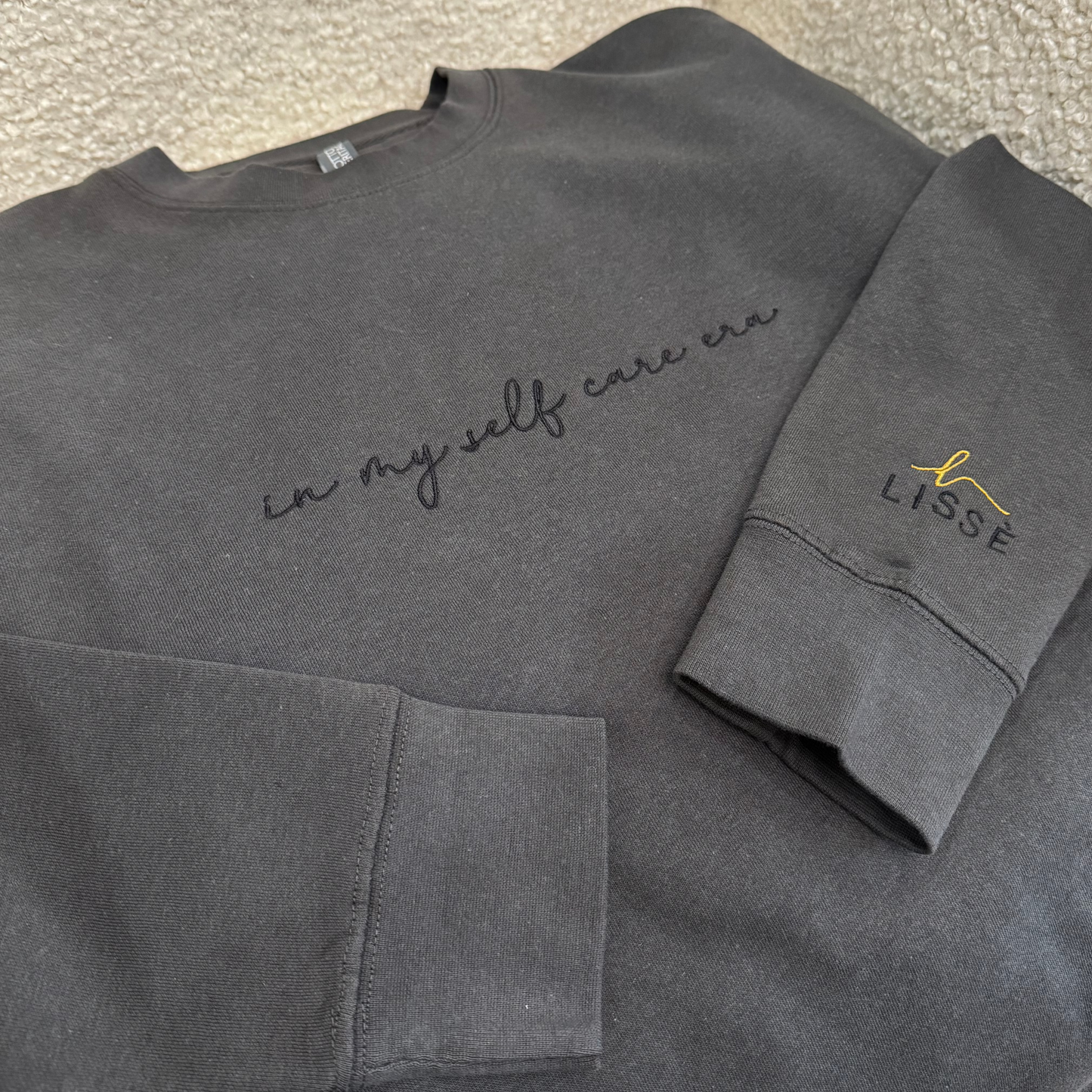 Embroidered In My Self Care Era Sweatshirt