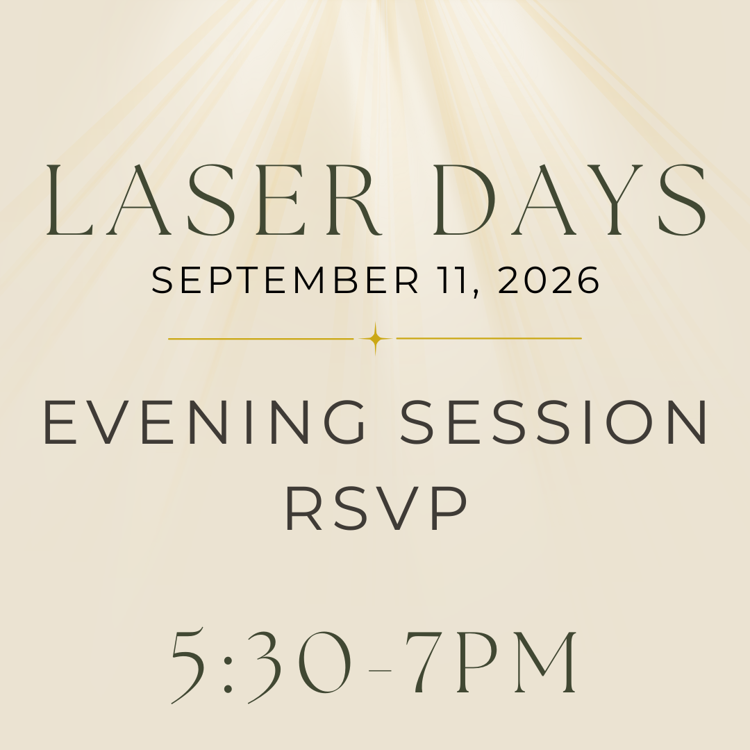 Lissè Laser Days: Evening Session (5:30-7PM) RSVP