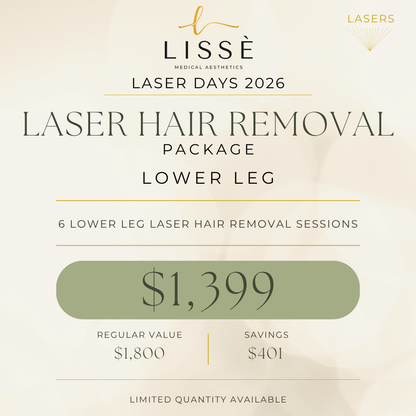 Lower Leg Laser Hair Removal Package