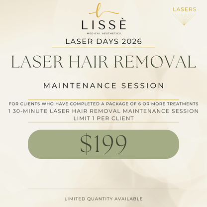 Laser Hair Removal Maintenance Session