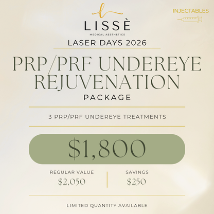 PRP/PRF Under Eye Rejuvenation Package