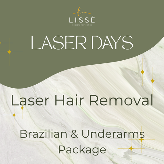 Laser Hair Removal- Brazilian and Underarms Package